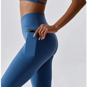 Leggings Femininas Cintura Alta Respirável