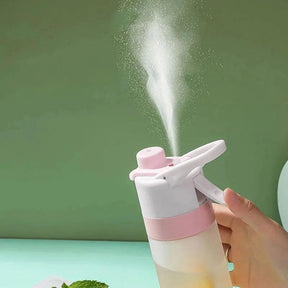 Garrafa Portátil com Spray