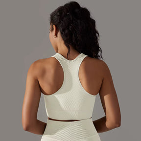 Cropped Fitness Feminino Respirável e Confortável