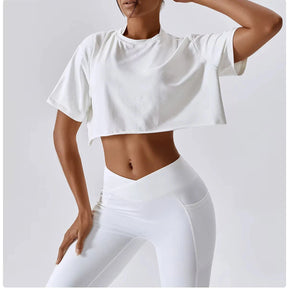 Leggings Femininas Cintura Alta Respirável