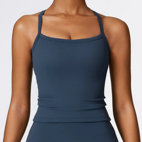 Camiseta Fitness Feminina Leve Sem Mangas e Secagem Rápida