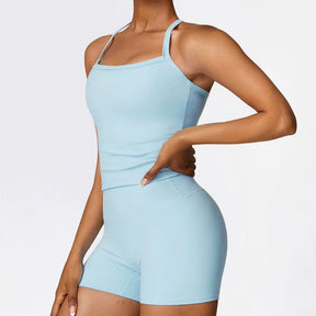 Camiseta Fitness Feminina Leve Sem Mangas e Secagem Rápida