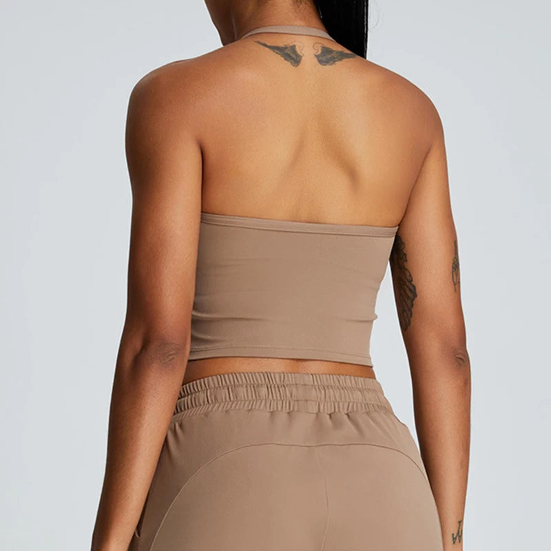 Top Fitness Feminino  com Alta Elasticidade