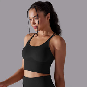 Cropped Fitness Feminino Alto Desempenho Esportivo