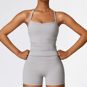 Camiseta Fitness Feminina Leve Sem Mangas e Secagem Rápida