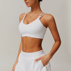 Cropped Fitness Feminina Costas Cruzadas e Conforto Total