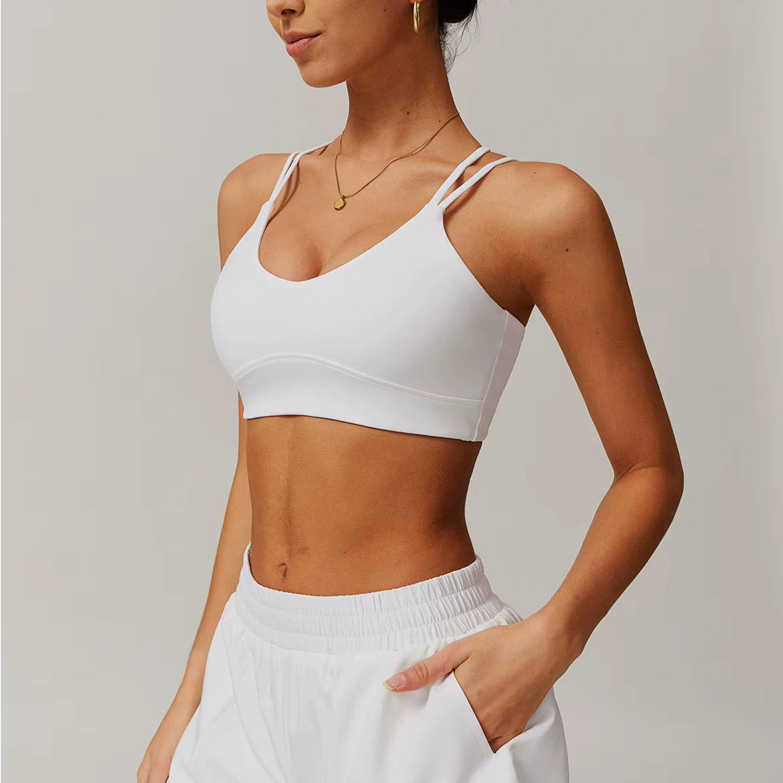 Cropped Fitness feminino com Bojo Confortável e Respirável