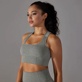 Cropped Feminino Fitness Respirável Justo Esportivo