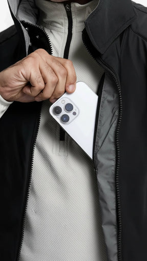 Colete Esportivo Masculino com Capuz Reflexiva Fitness