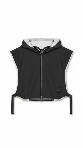 Colete Esportivo Masculino com Capuz Reflexiva Fitness