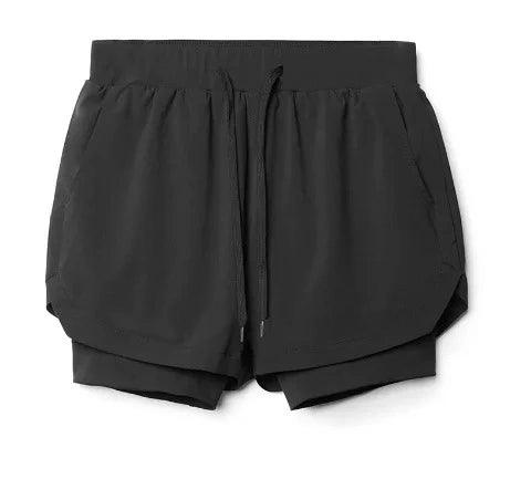 Short Esportivo de Academia Masculino Minimalista Premium 2 em 1 Tauranga