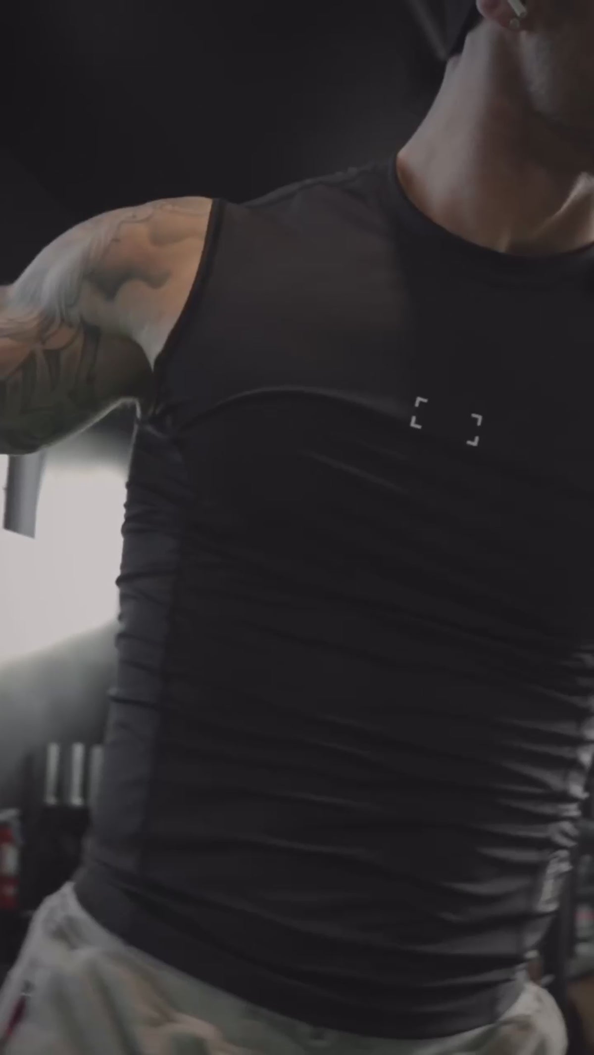 Regata Esportiva Masculina Compressão Alta Modelagem WarpFlexx®