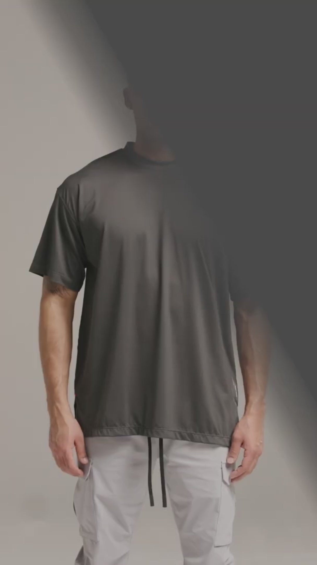 Camisa Esportiva Masculina Academia Oversized Minimalista