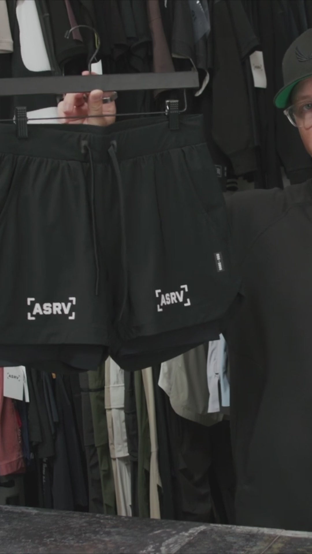 Short de Academia Esportivo  Masculino 2 em 1 - ASRV