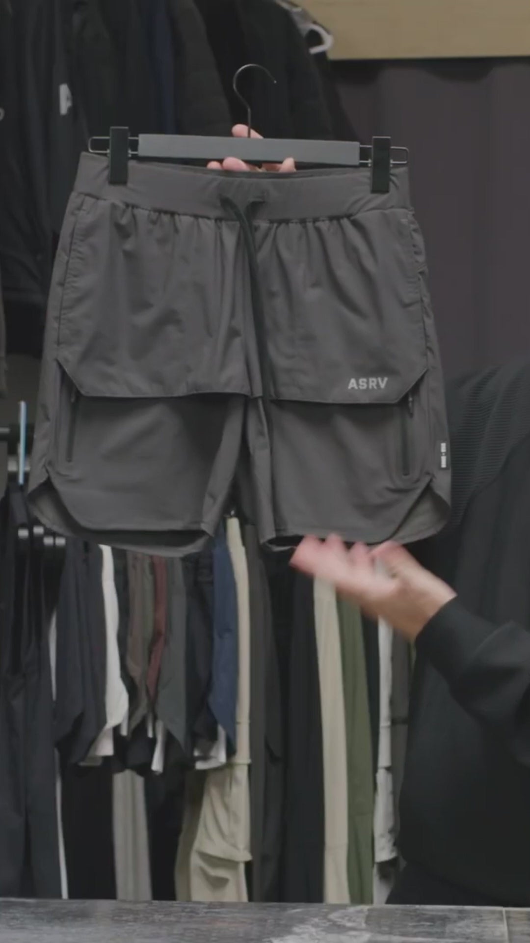 Short Esportivo de Academia  Masculino com Bolso Lateral